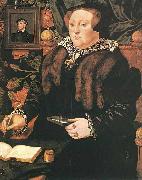 Hans Eworth Mary Neville Lady Dacre oil